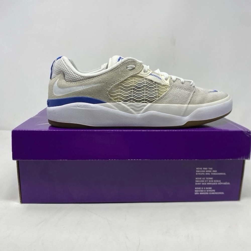 Nike SB Ishod Summit White Blue Gum Skate Shoes Mens 9.5 DC7232-100